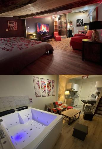 Montluel Bed & Breakfast | À HOME LOVE-SPA, le plus luxueux parmi nos 2 établissements