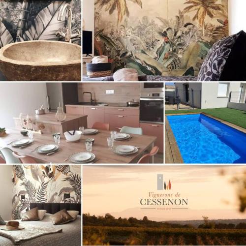 Cessenon-sur-Orb House | ღ L'Orb Enchanté - Piscine chauffée, Clim, Netflix