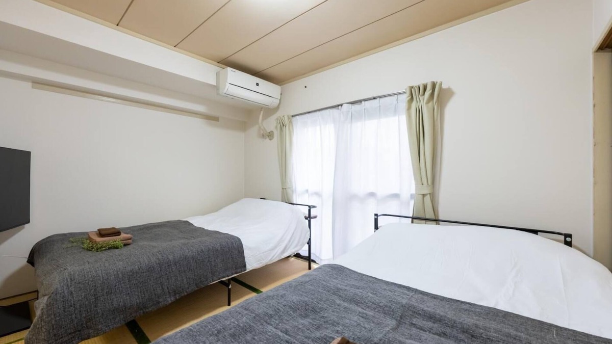 Nakano Apartment | 01 4 min walk from Shin Nakano station, 2LDK, 8 people can stay/near Nakano Broadway/keep luggage ok