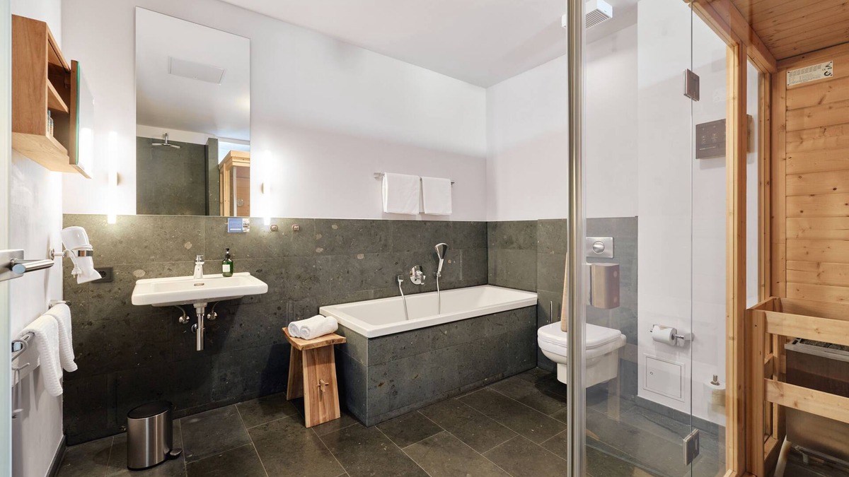 Wessendorf Apartment | 05-ferienwohnung 5, 78 qm, 1 Schlafraum, 1 Wohnküche, Sauna, Bad/wc
