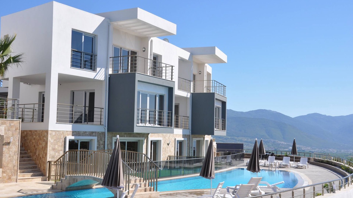 Sogucak Apartment | 1+1 Luxury Apartment at Kusadasi Sogucak, facing to Turquoise color Aegean Sea