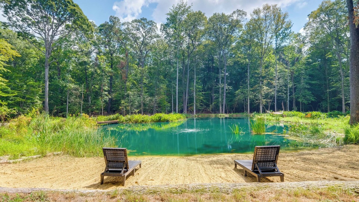Pisgah House | 1/2 Acre Pond, Rec Room! Private Oasis in Nanjemoy