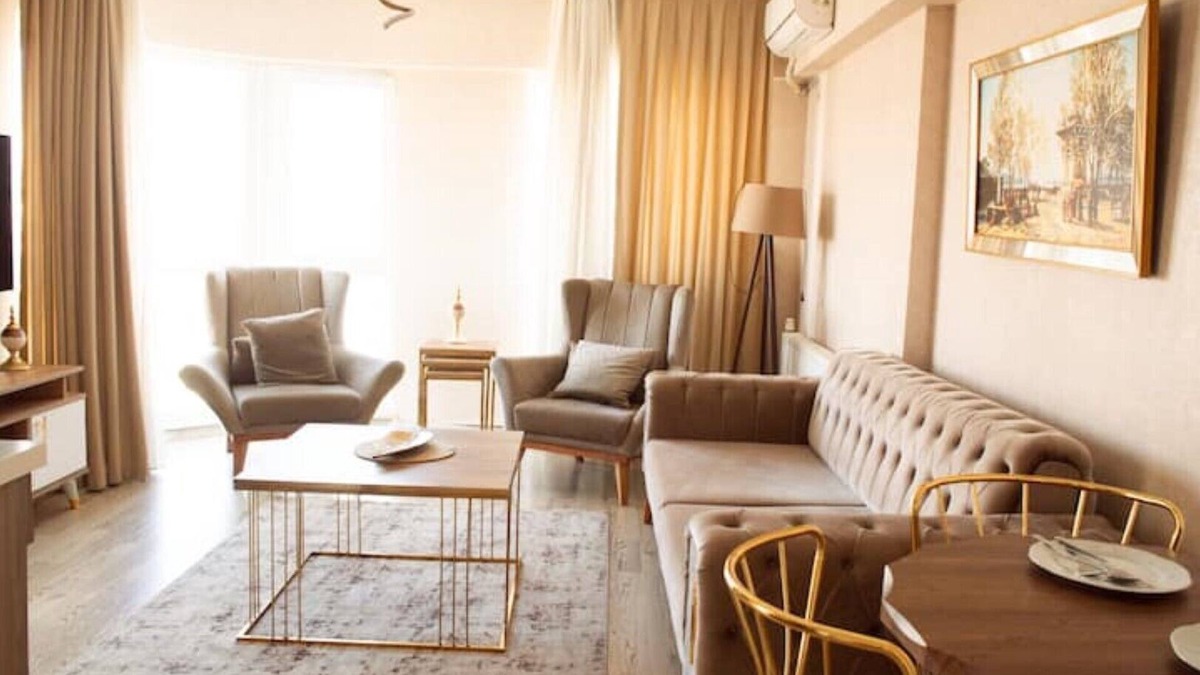 Esenyurt Apartment | 1 bedroom, 2 A/C, Wi-Fi, Free parking-AS3