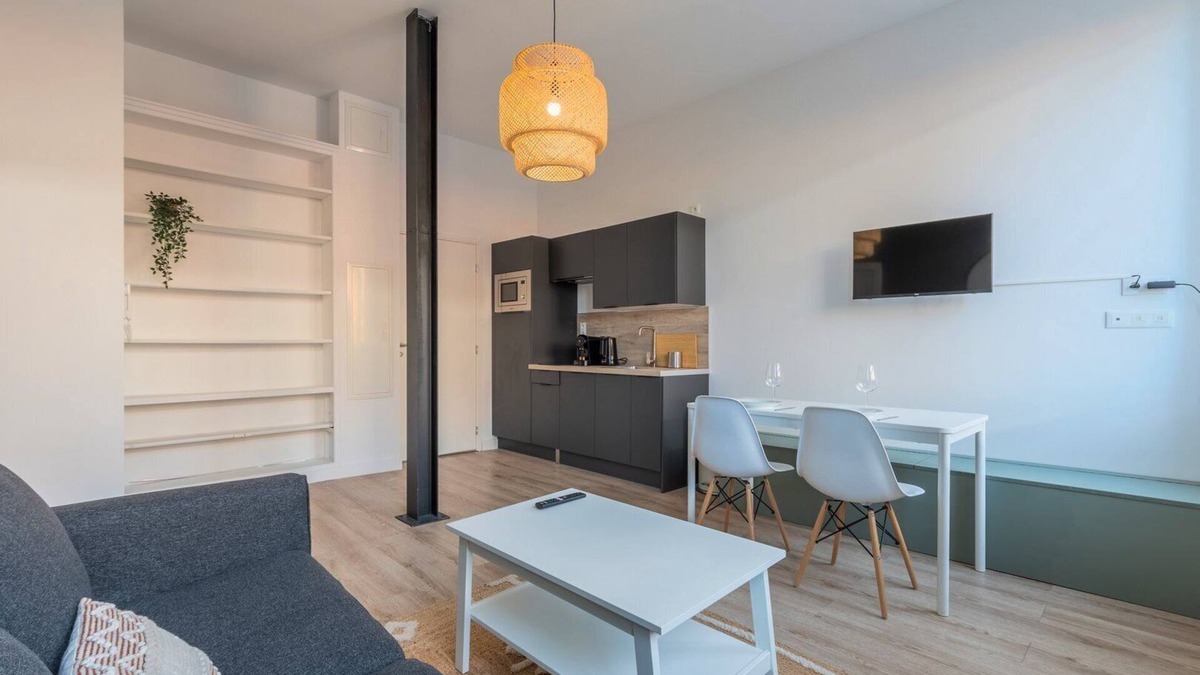 Tourcoing Apartment | 1 bedroom apartment in city center with parking
