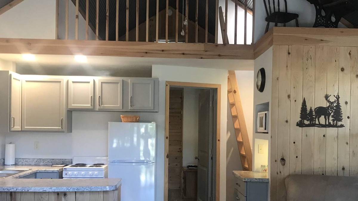 Dunnegan Cabin | 1 Bedroom Cabin at Needmore RV & Campground near Stockton Lake MO