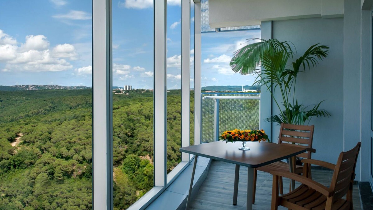 Maslak Apartment | 1 BEDROOM STUDIO WİTH TERRACE FOREST/CİTY VİEW