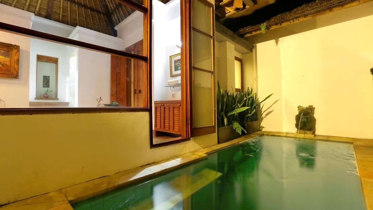 Penatih Villa | 1 BR Villa near Ubud with kitchen, private plunge pool, paddy fields view