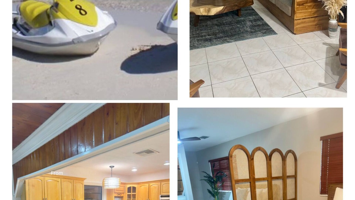 Bahamia West House | 1 King Bed & 2 Queen Beds 1.5 miles from beach