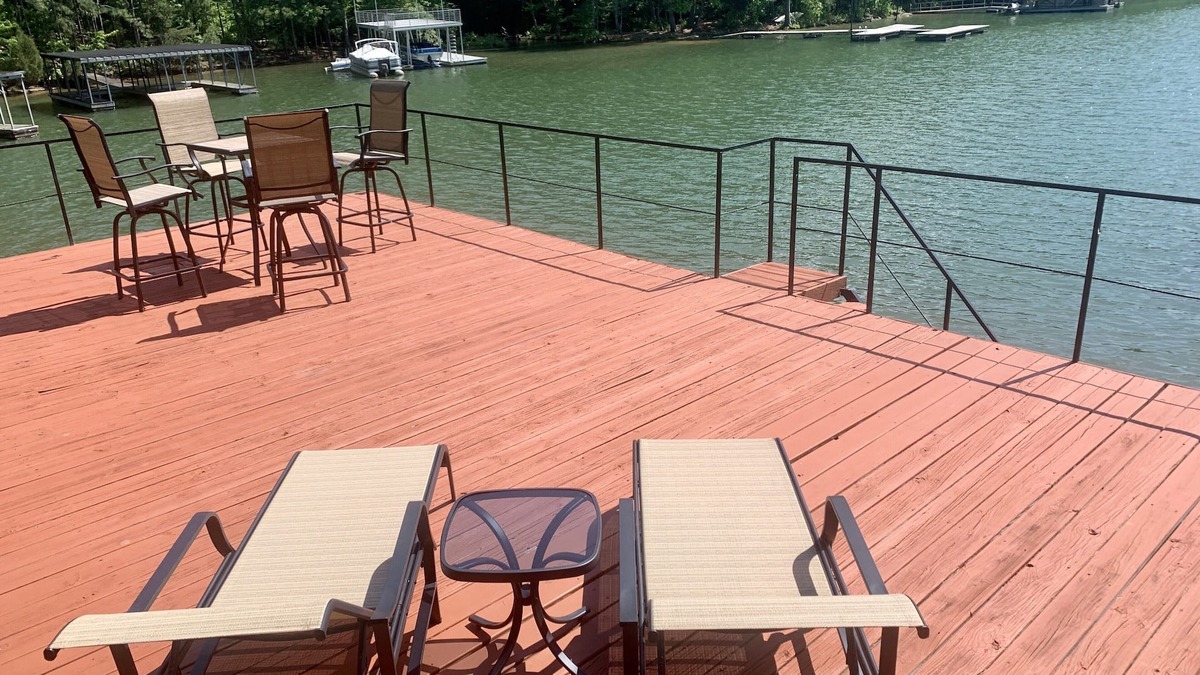 Buford House | 1 mile from Lanier Islands with Deep Water Dock & Year Round Beautiful Views!