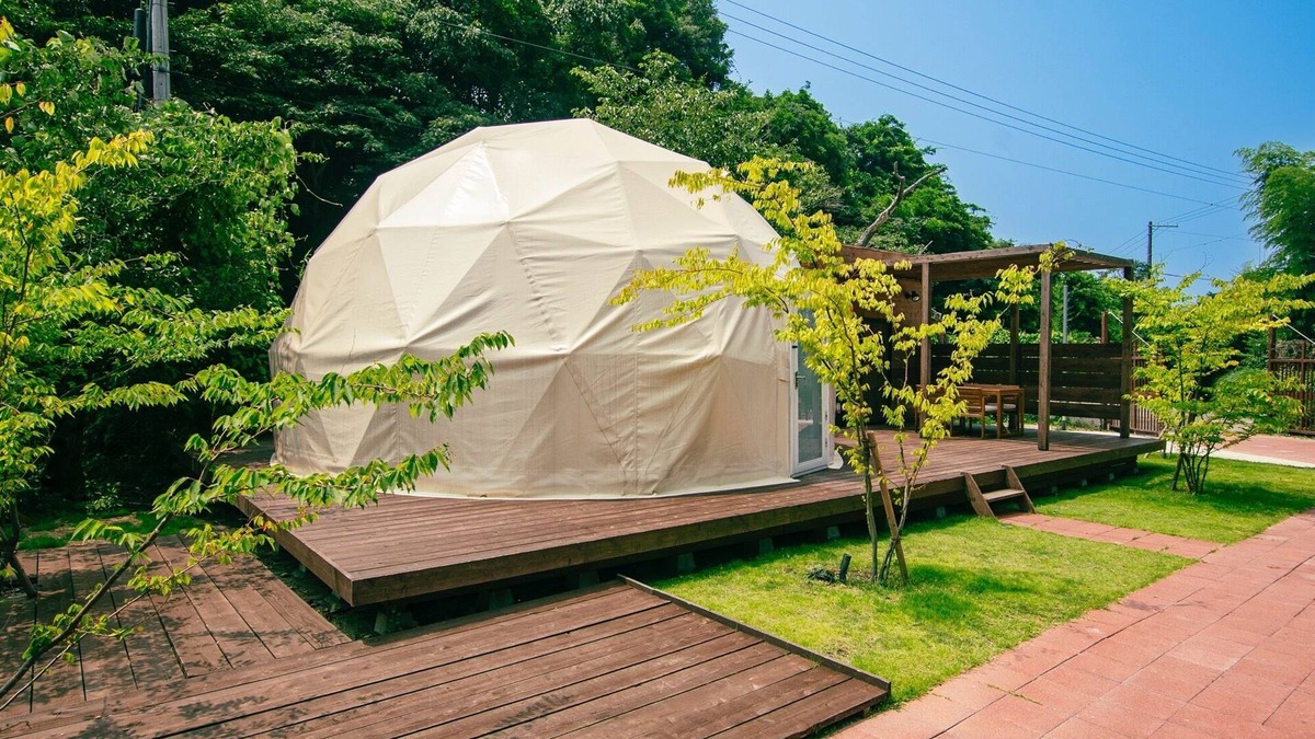 Sumoto RV Rental | 1 night 2 meals included Dome tent | 4 people |/Sumoto City Hyōgo