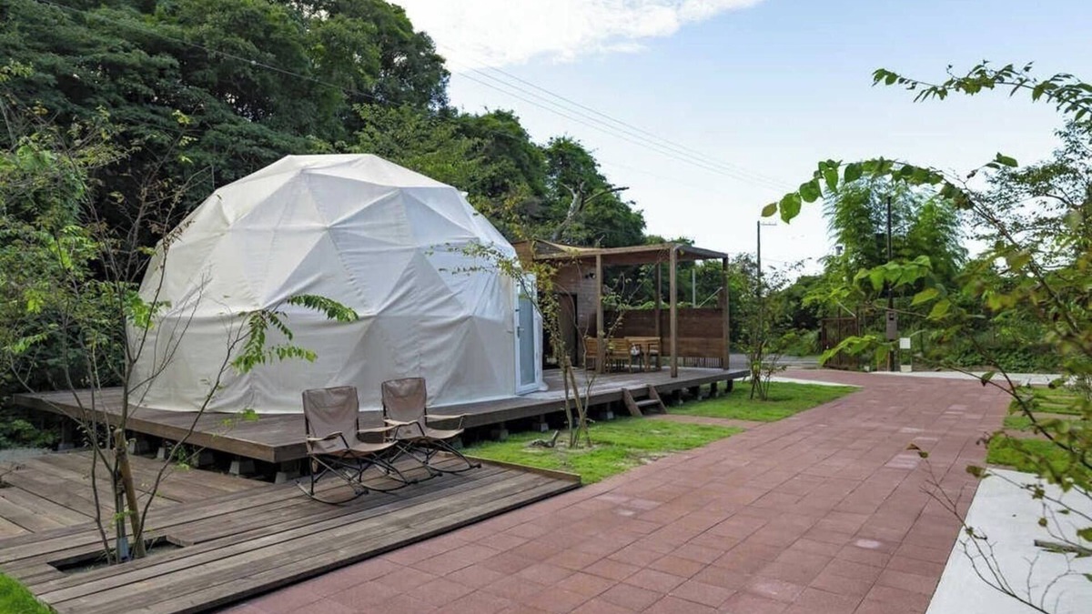 Sumoto RV Rental | 1 night 2 meals included Dome tent | 5 people |/Sumoto City Hyōgo