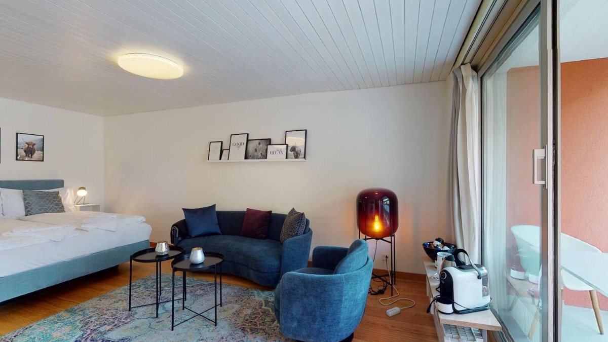 St. Moritz Apartment | 1-room flat on the 4th floor for 2 persons.
