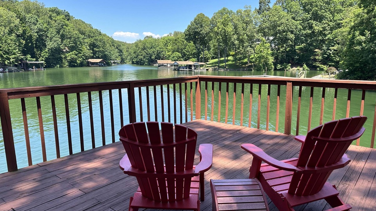 Westlake Corner House | 1 Special Place - Waterfront home with private dock, lake views, & washer/dryer