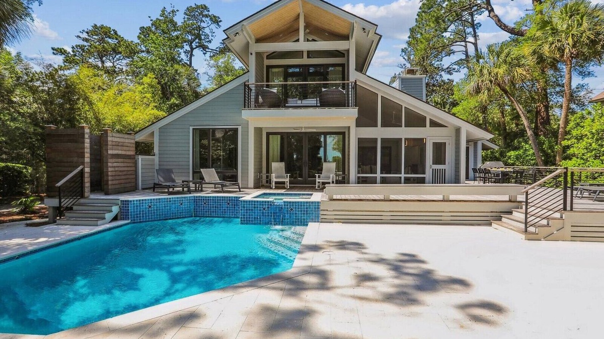 Beach Lagoon House | 10 E Beach Lagoon ~ Luxurious Ocean Front Sea Pines Homes