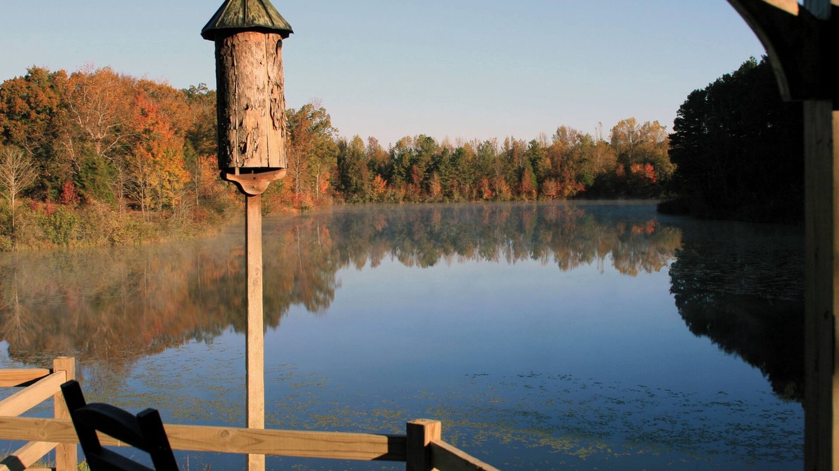 Alton Cottage | 10 minutes from VIR. Great bass fishing! Rustic cottage on large private pond.