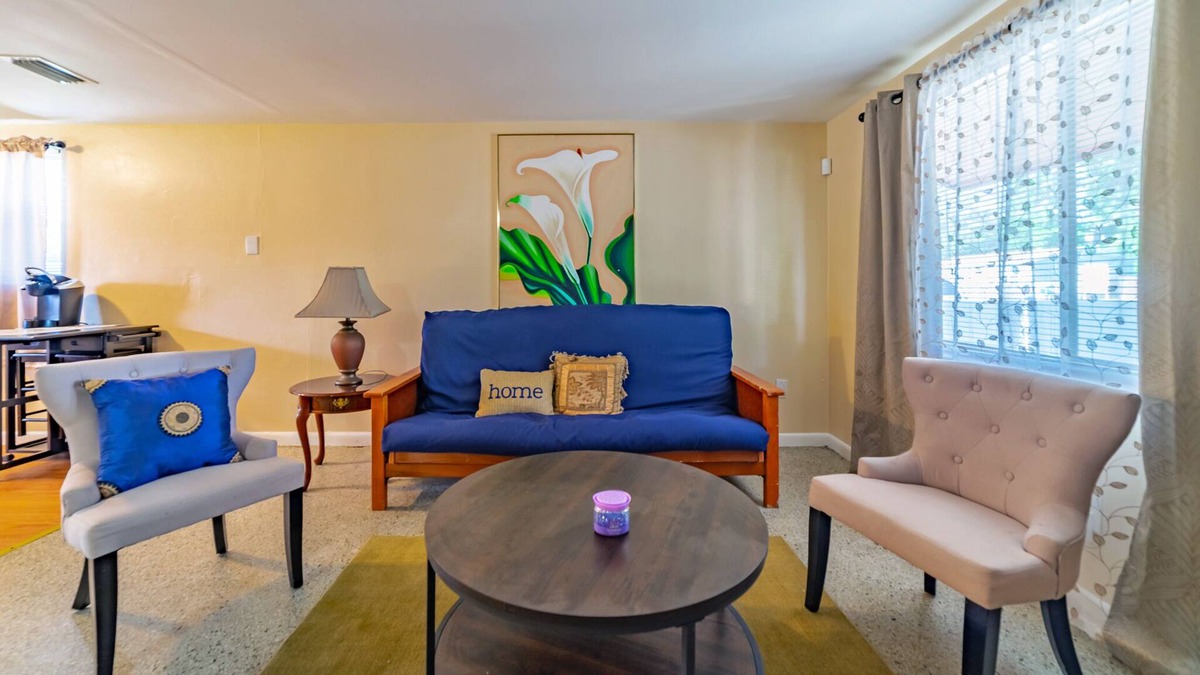 University Apartment | 10 minutes to Busch Gardens and USF. Family sized space with backyard and grill.
