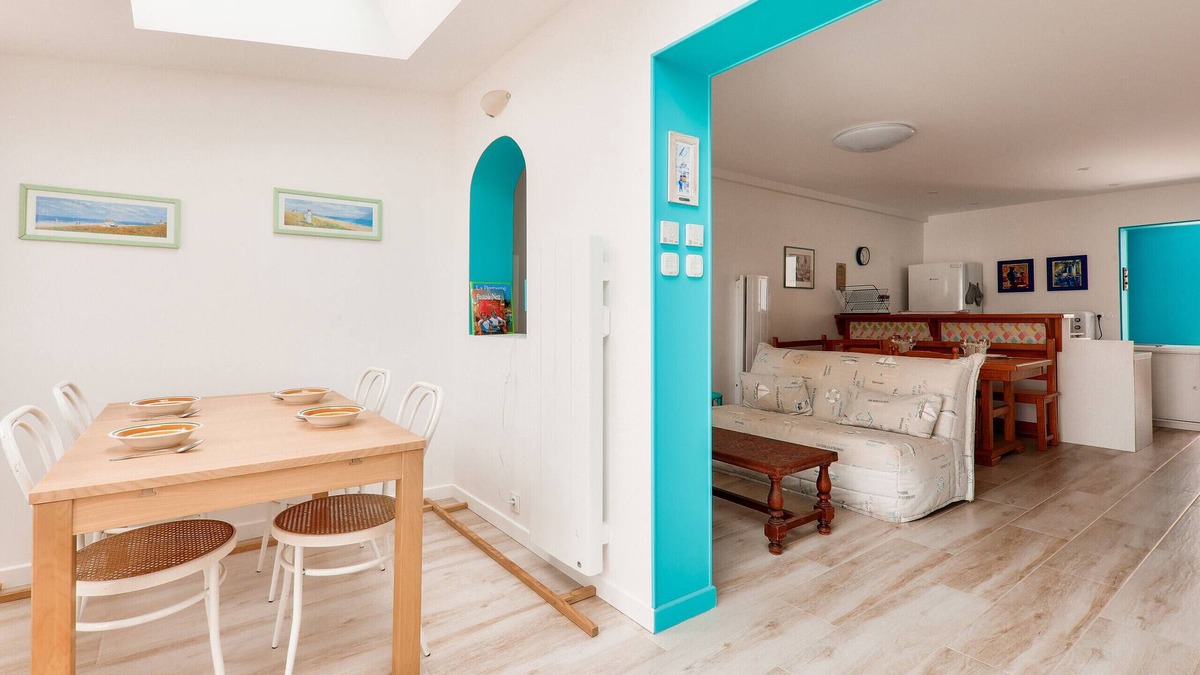 Saint-Pierre-Quiberon Ski Chalet | 100m from the seafront, house for 4