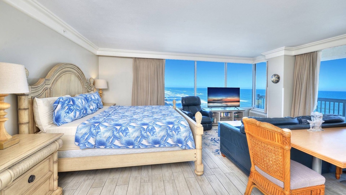 Ortona Park Condo | 1013 -Oceanfront- Private Balcony - Pools Closed