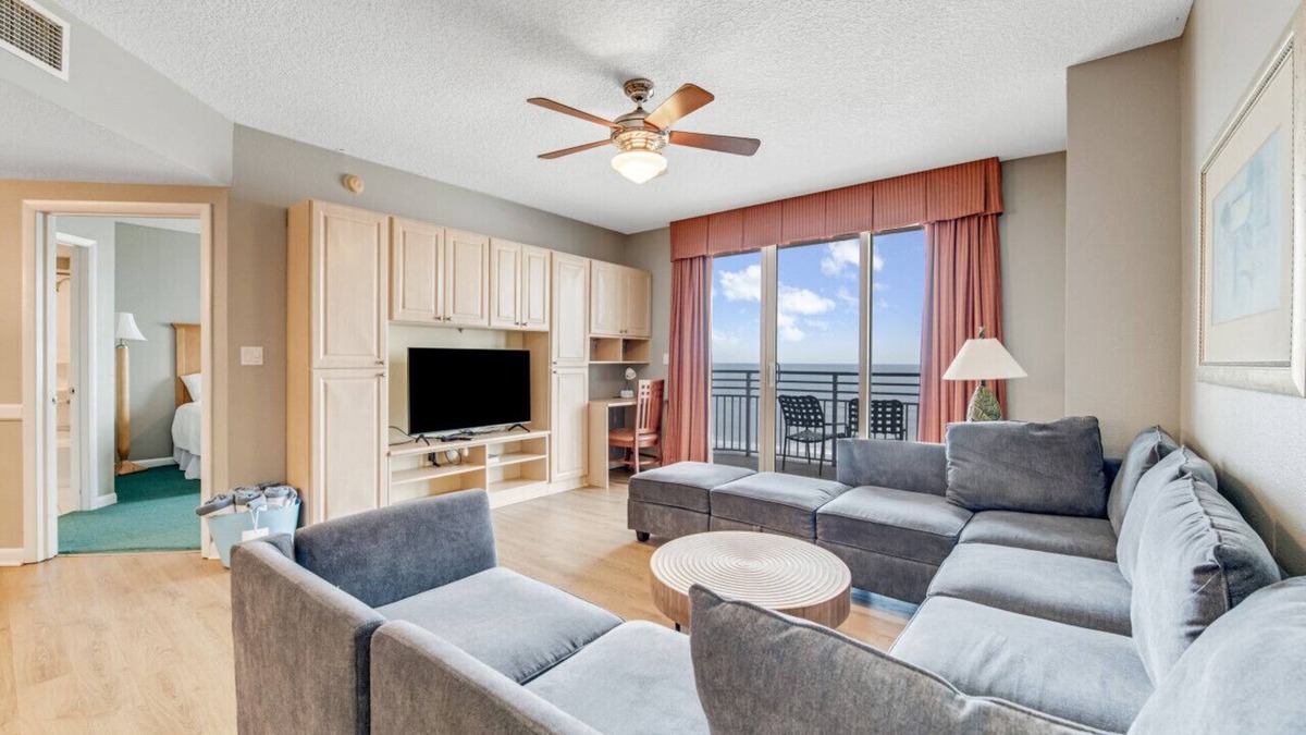 Seabreeze Historic District Condo | 10th Floor Oasis: Stunning 2BR with Spacious Private Double Balcony at The Wyndahm Ocean Walk Resort