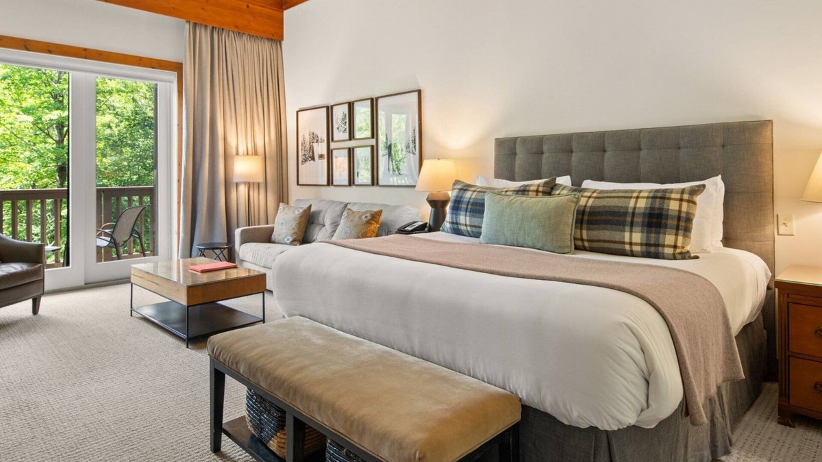 Stowe Area Cabin | #1125 Inside The Lodge At Spruce Peak NEWLY REMODELED | Mount Mansfield views, Private!