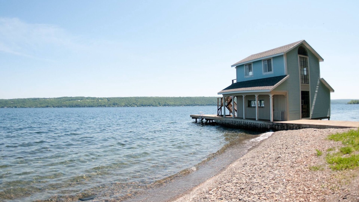 Trumansburg House | 120 Feet of Private Beachfront