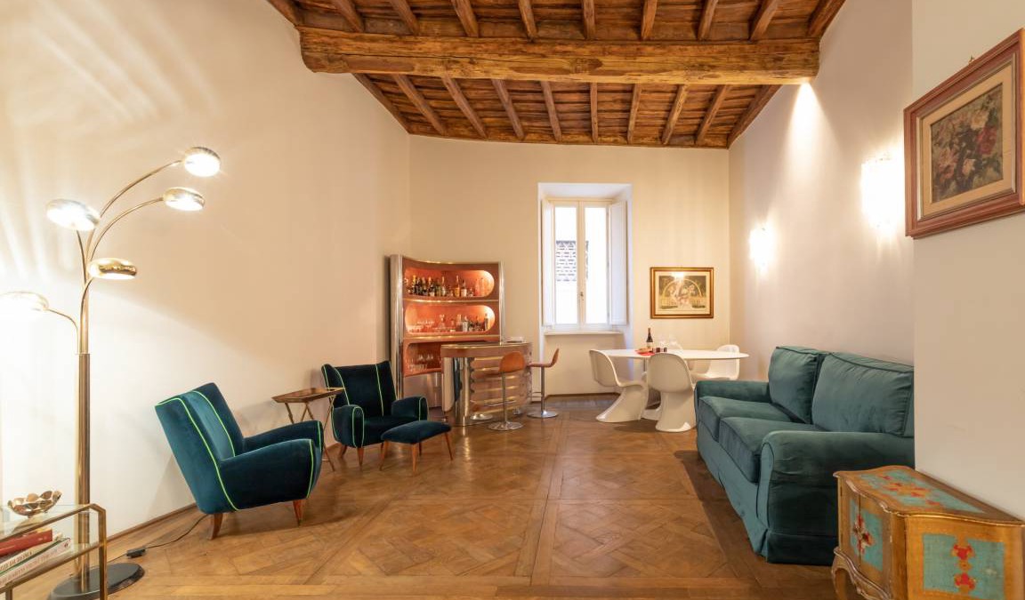 Rione VII Regola Apartment | 120 m² Apartment ∙ 2 bedrooms ∙ 6 guests