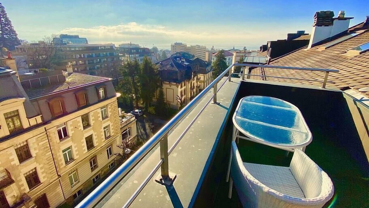Lausanne Apartment | 128 * Penthouse between lake, Ouchy and city center