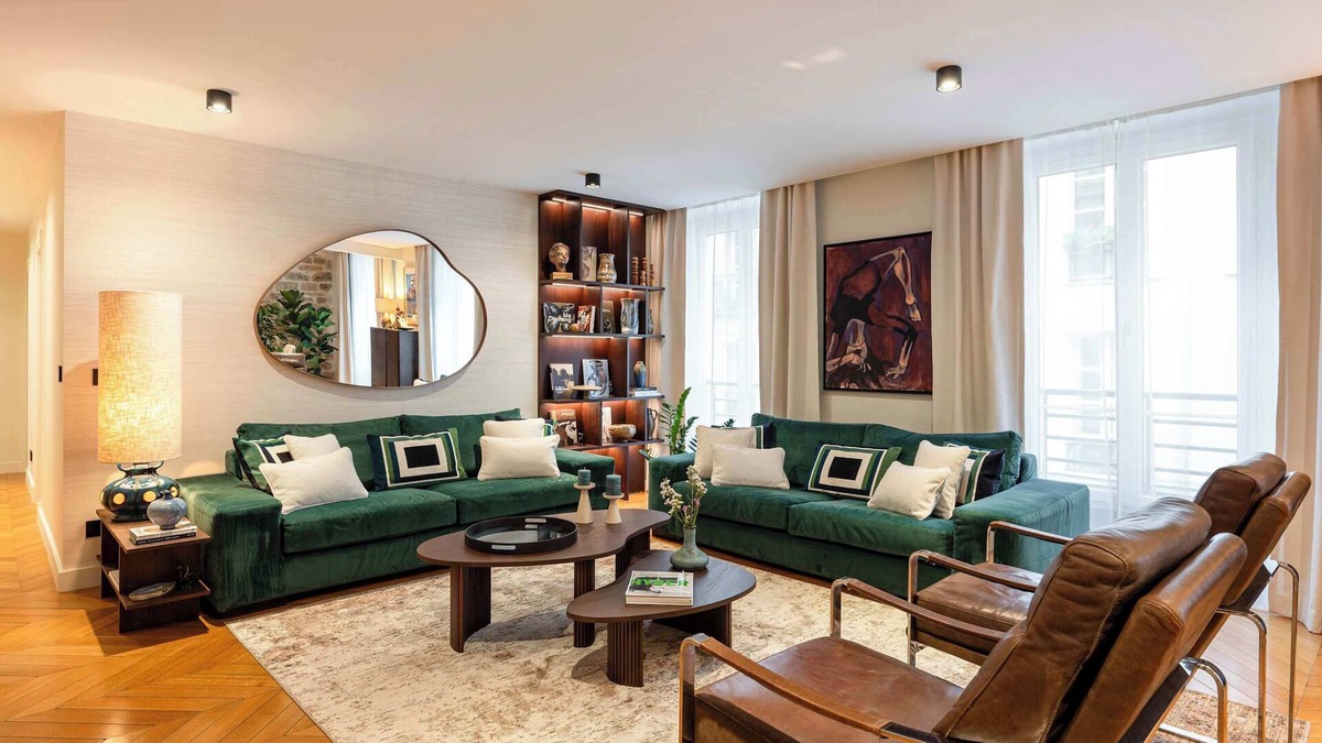 Porte-Saint-Martin Apartment | 130m² Design Flat – Haut Marais, A/C & 4 Bedrooms