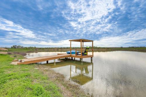 Bell County House | 14 Acres with Pond Access Farmhouse in Temple!