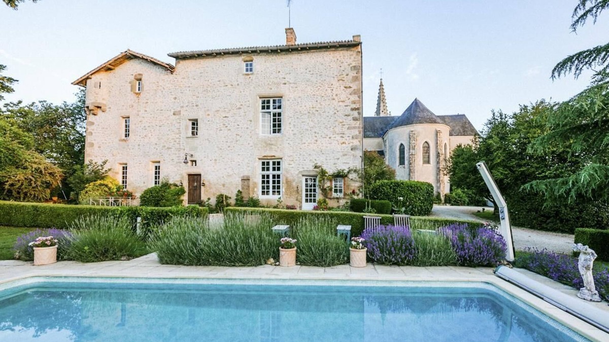Pressigny House | 14th Century Stone Priory with a private pool