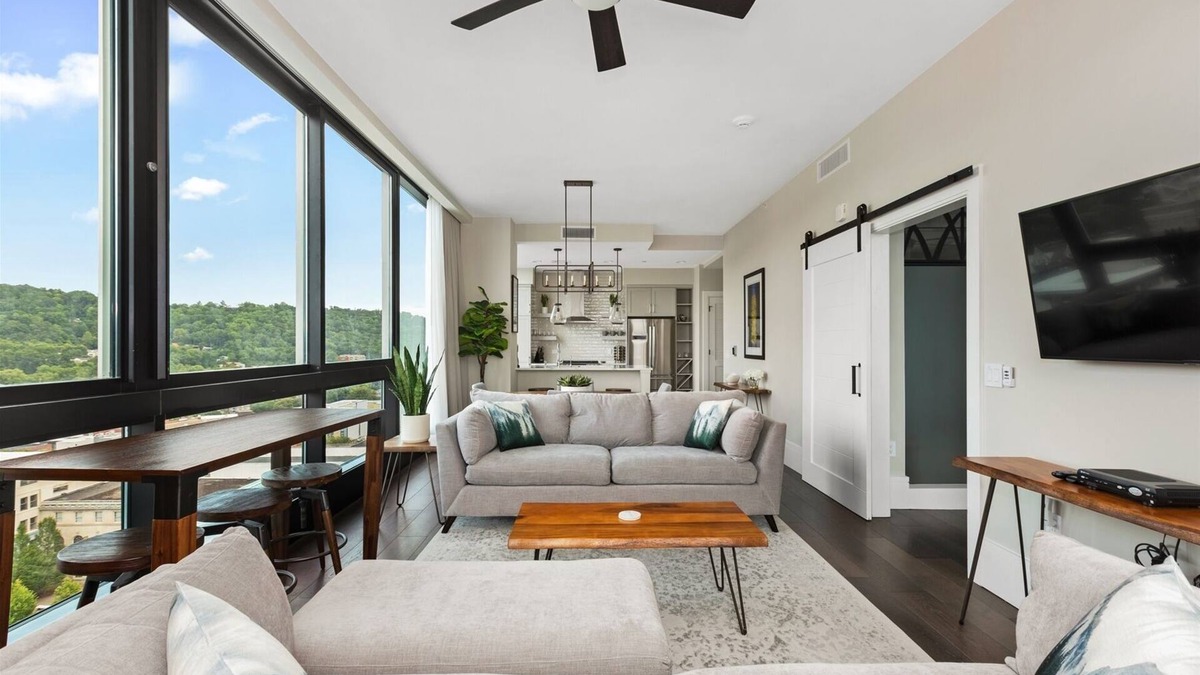Downtown Asheville Condo | 15% OFF - Cloud 10 | 10th floor Luxury Condo in Downtown, Panoramic Mountain Views