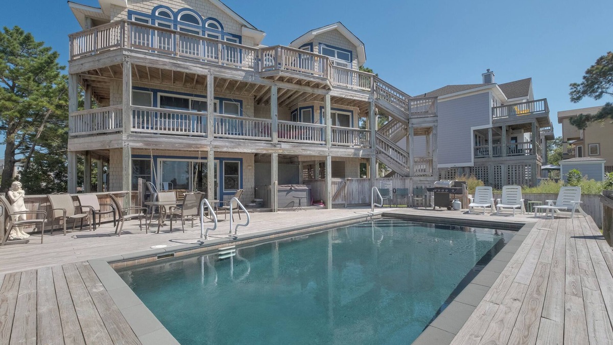 Monteray Shores House | 1559 - Sound Retreat 6-bed 4.5-bath soundfront home in Corolla NC, pet friendly, private pool