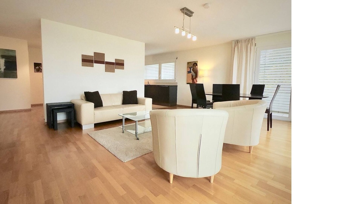 Lausanne Apartment | 173 * Bright, spacious and modern apartment with terrace and free parking includ