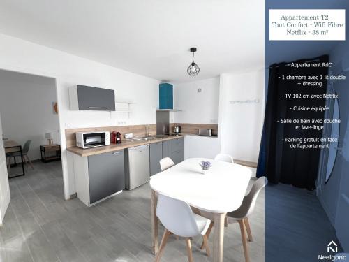 Gond-Pontouvre Apartment | 178B - Appartement T2 Tout Confort - Wifi Netflix