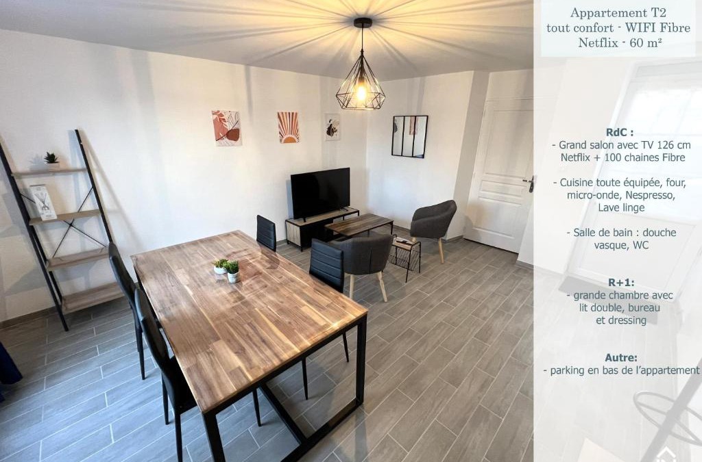 Gond-Pontouvre Apartment | 178C - Duplex T2 Tout Confort du Gond - 60 m2