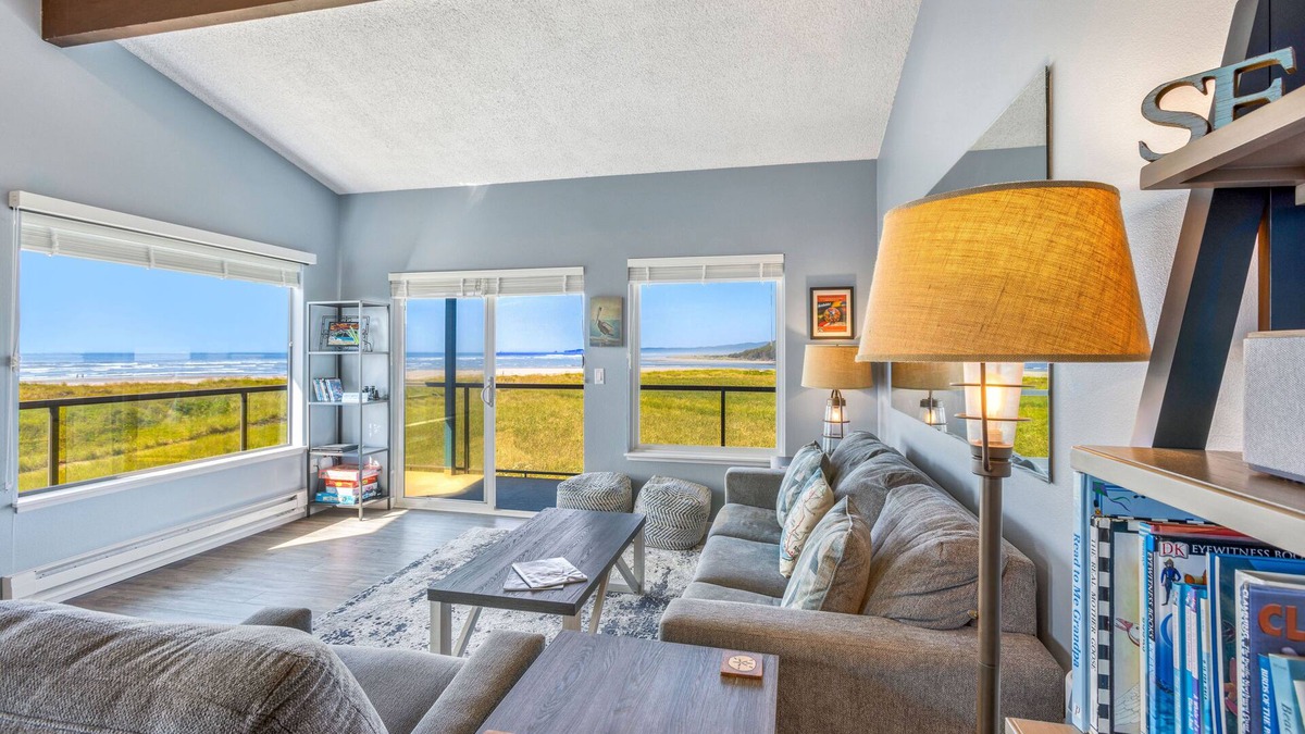 Moclips Condo | 180 Degree Pacific Ocean & Moclips River Views