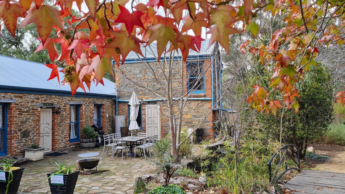 Jutland Ski Chalet | 1890s stone hayloft overlooking beautiful gardens and courtyard.