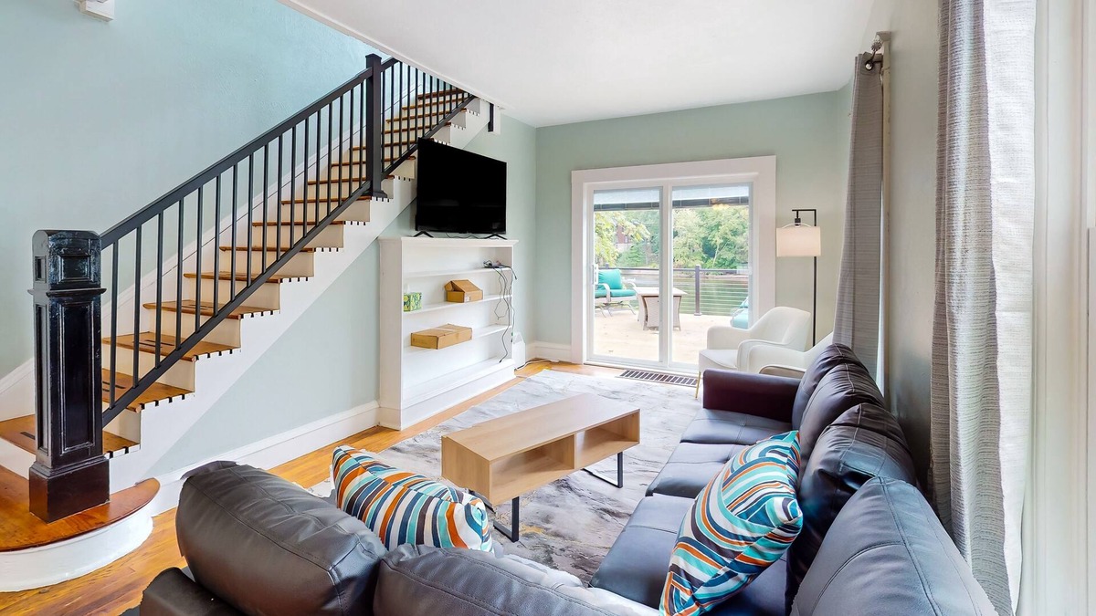 Elkhart House | 1900s home with river views, updated interior, deck, and gas grill - near parks
