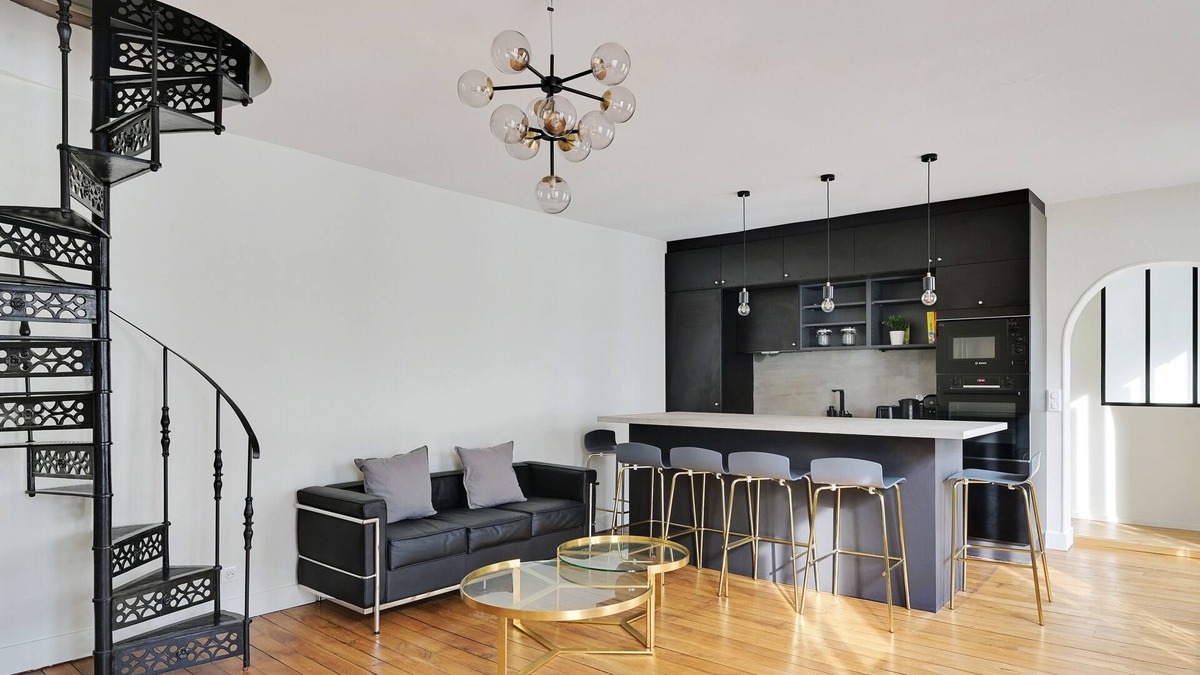 Quartier de la Goutte-d'Or Apartment | 1BDR Modern, bright & quiet 4P - Lariboisière -BAIL MOBILITE