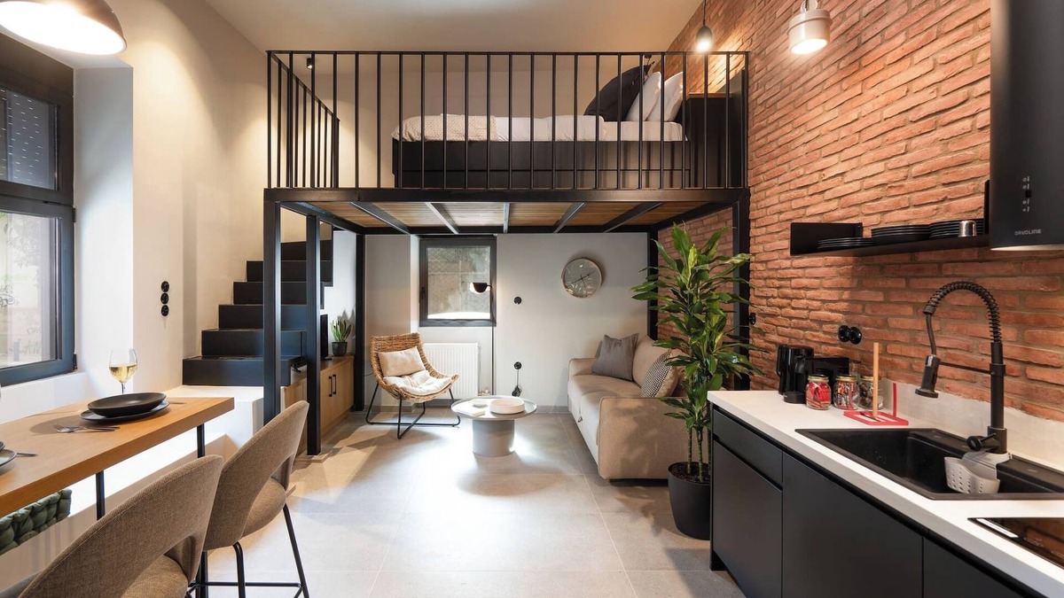 Gazi Apartment | 1BR Apt Acropolis Rooftop view