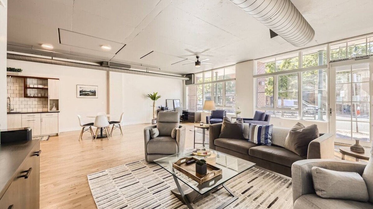 LoDo Apartment | 1BR LoDo 30+: Warehouse Loft Parking, Gym, Rooftop