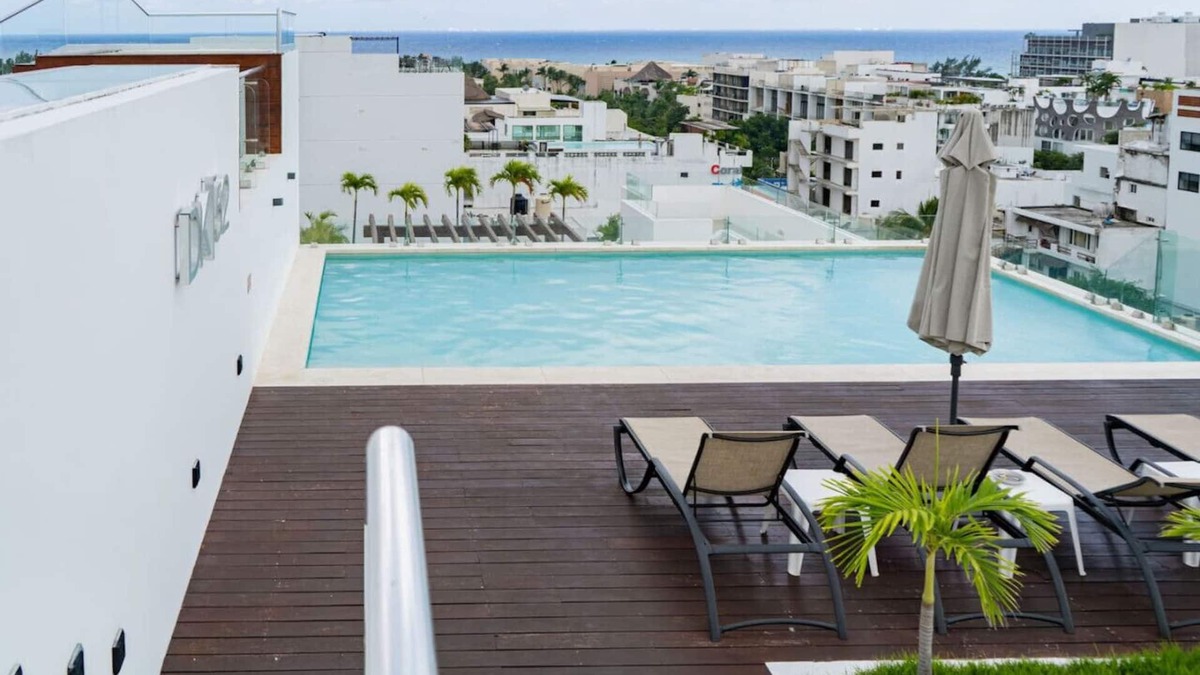 Luis Donaldo Colosio Apartment | 1BR Sea view Rooftop with Jacuzzi and pool