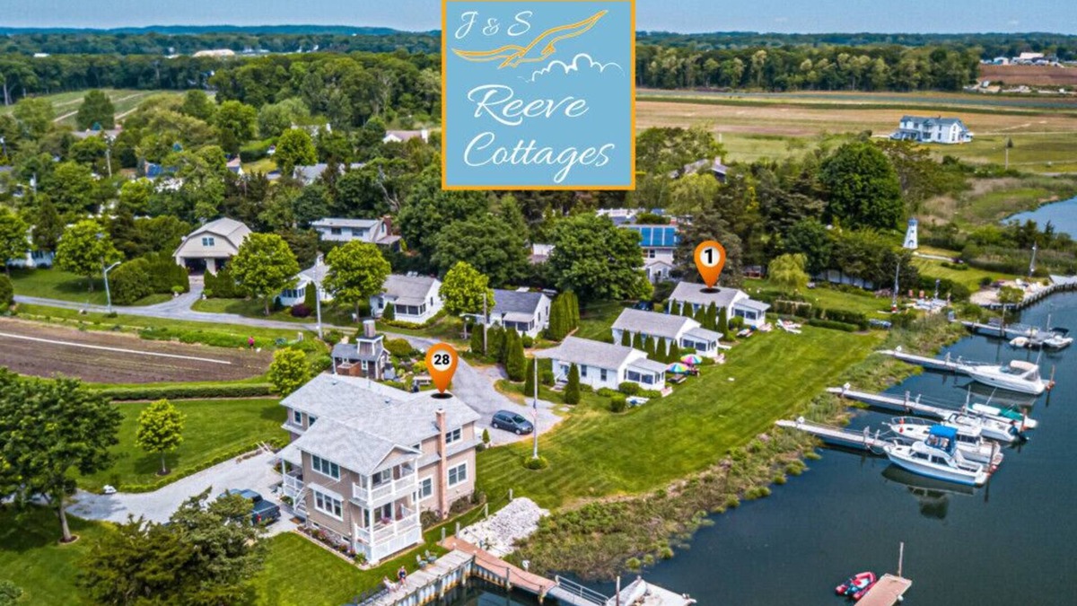 Aquebogue Cottage | 1st of 6 Premier Waterfront Vacation Rentals on Long Island NY in Wine Country of Famed North Fork