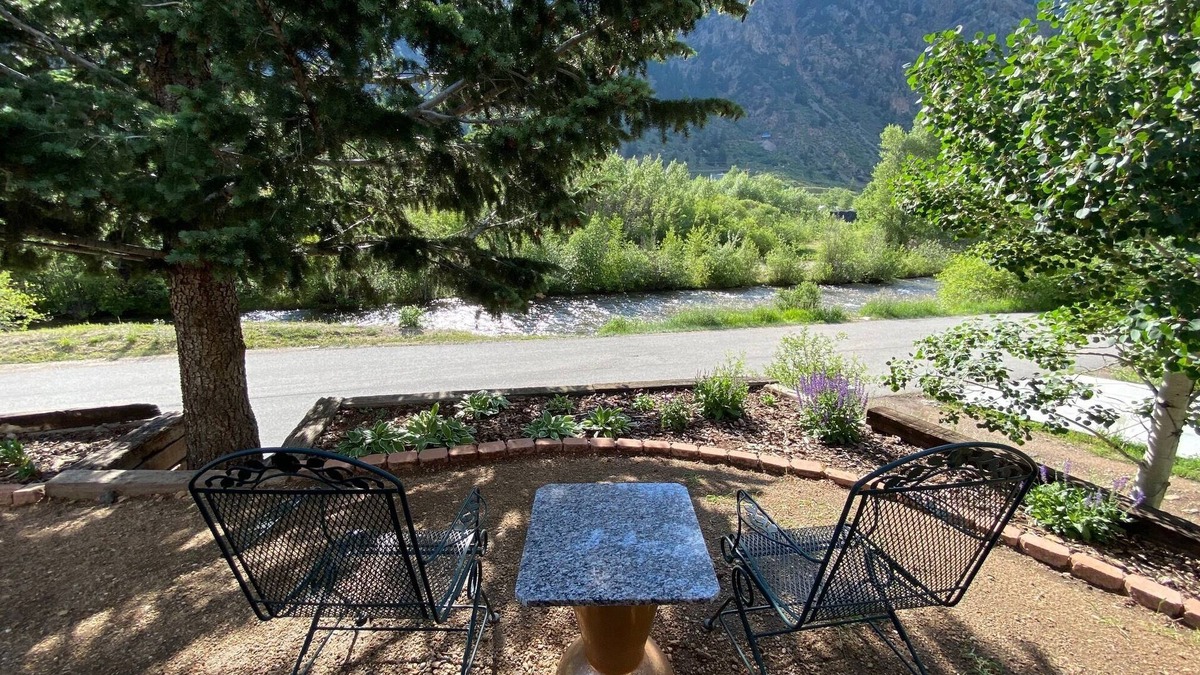 Georgetown Ski Chalet | 2/2 Chalet w/Office on the Clear Creek with Views! Balcony Bedroom Suite