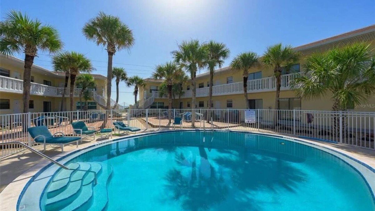 Ormond-by-the-Sea Condo | 2 bed 1 bath condo with pool, wi-fi, beachfront, near Daytona