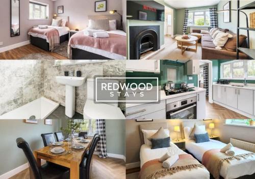 Alton House | 2 Bed 1 Bath House, Perfect for Corporate, Contractors & Families FREE Parking, Garden, Netflix By REDWOOD STAYS