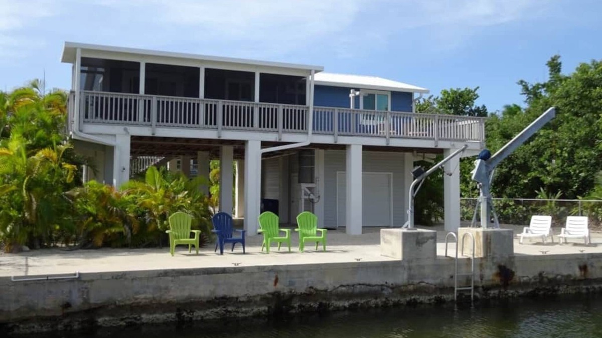 Port Pine Heights House | 2 Bedroom/2 Bath Canal Home in Big Pine - Great Boating Access!