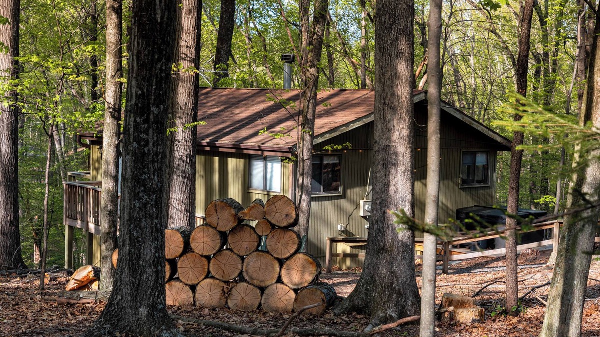 The Woods Cabin | 2-Bedroom cabin Hot tub Fireplace PS5