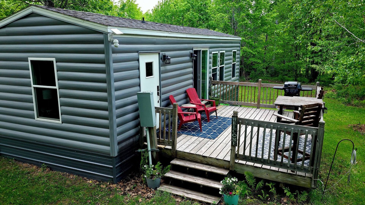 Carlton Cabin | 2-bedroom cabin on quiet Lac LA Bell Lake enjoy fishing, swimming and more!