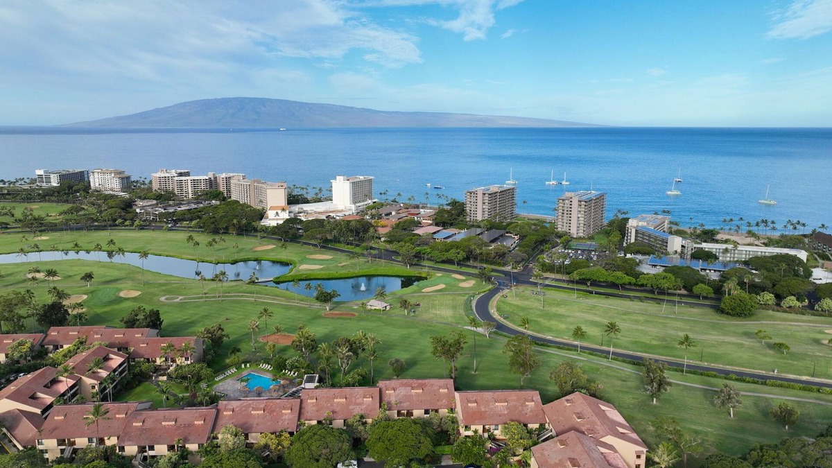 Kaanapali Condo | 2-bedroom ocean view condo steps from beach, golf, dining, hotels, & shops.
